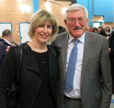 Gabriele Christ und Alt-Brgermeister Jean-Marie Ruant