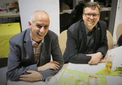 CDU Kreisvorsitzender Helmut Pfaff und Landrat Clemens Krner