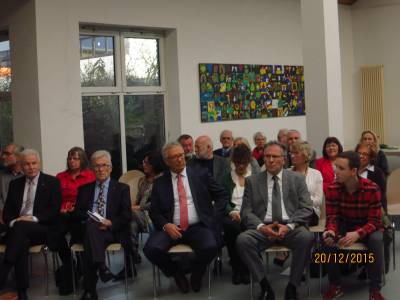 1. Beigeordneter Karl-Heinz Hasenstab, Paul Schdler, Landrat a. D., Hansjoachim Behr, Ortsvorsitzender Bhl-Iggelheim, Karl-Heinz Thomas