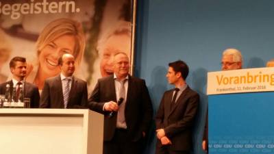 Im Kongresszentrum in Frankenthal