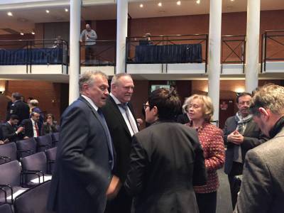 MdL Johannes Zehfuss und Maria Bhmer, Staatsministerin im Auswrtigen Amt