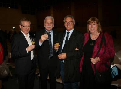 Michael Knebel, Karl-Heinz Hasenstab, Hansjoachim Behr und Vera Tanski